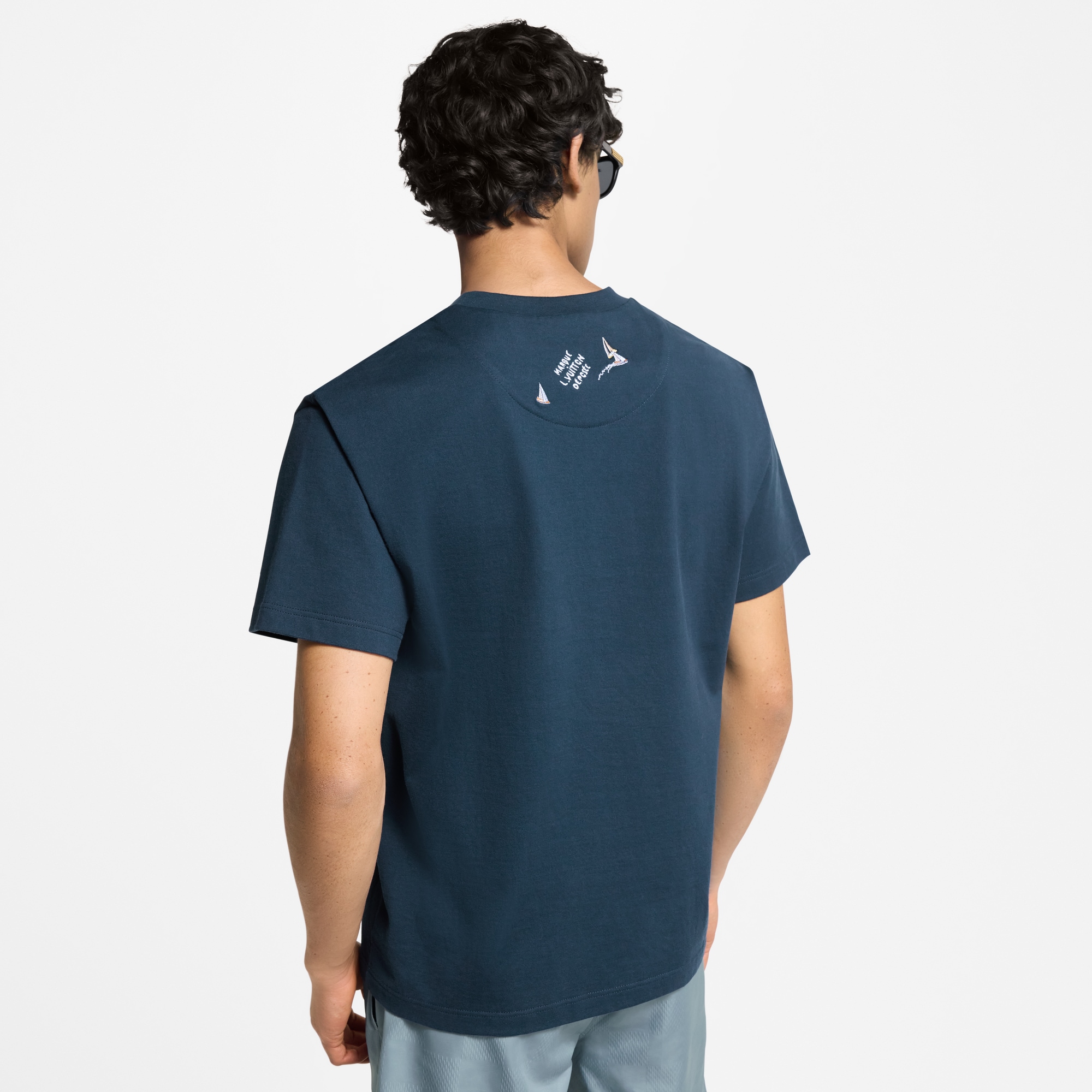 Embroidered Cotton T-Shirt - Ready-to-Wear | LOUIS VUITTON